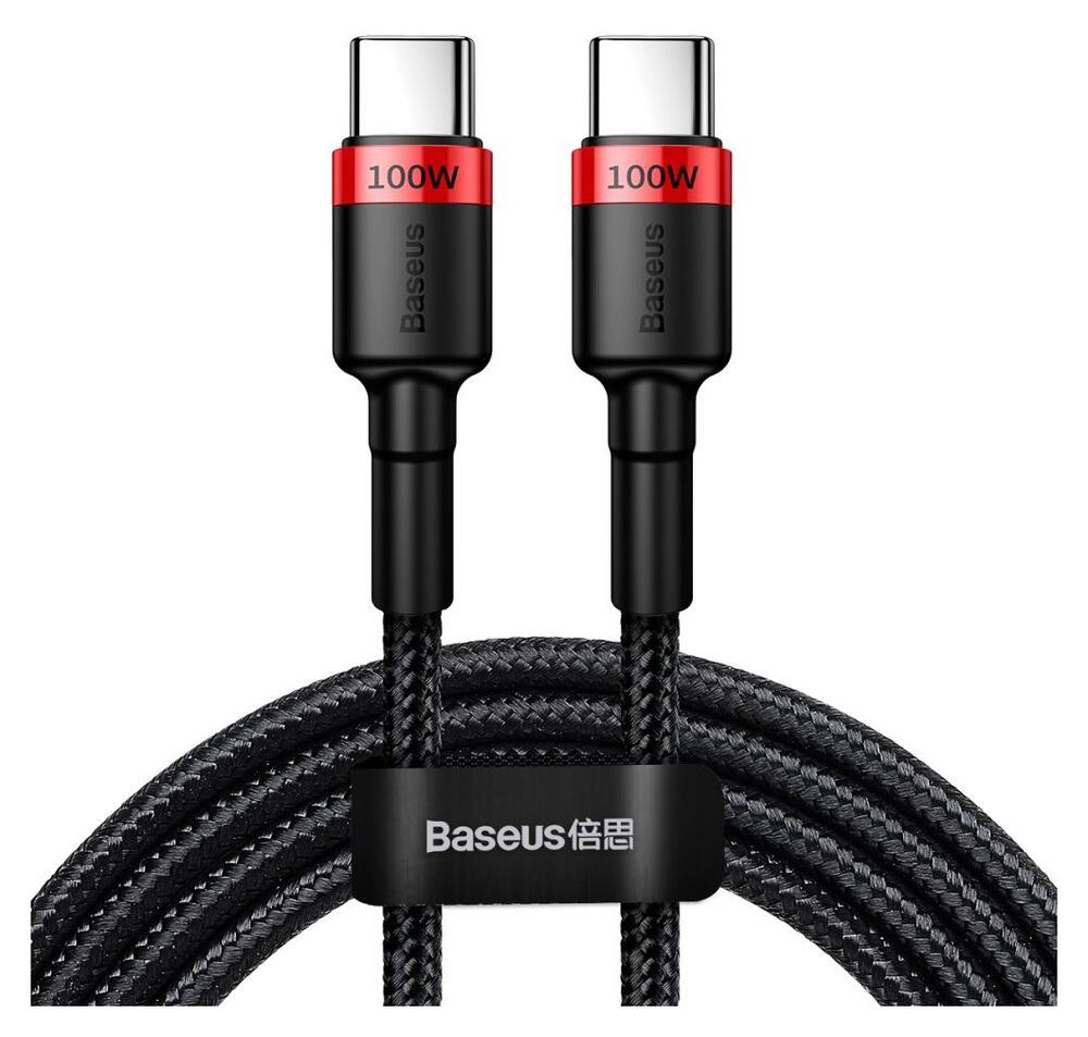 Baseus Cafule Series 100W PD2.0 Flash Charge USB-C Kabel 2m Rood afbeelding 1