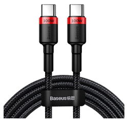 Baseus Cafule Series 100W PD2.0 Flash Charge USB-C Kabel 2m Rood afbeelding