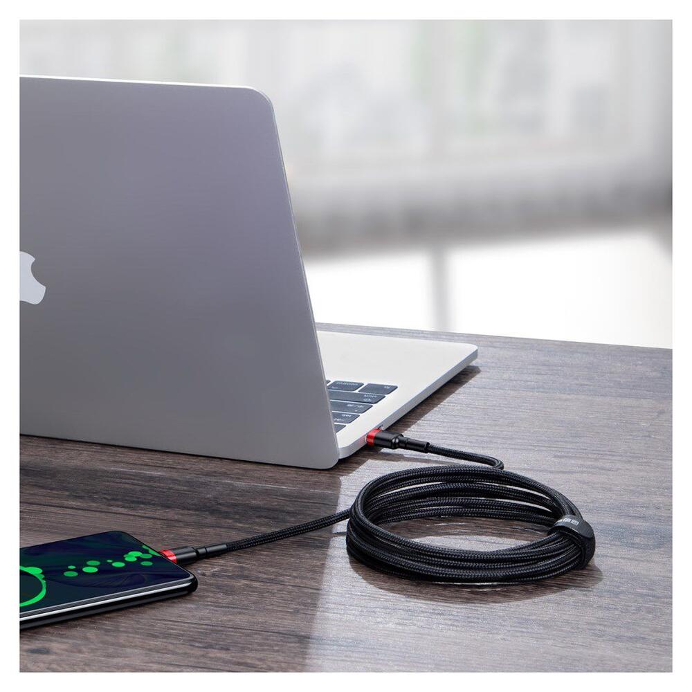 Baseus Cafule Series 100W PD2.0 Flash Charge USB-C Kabel 2m Rood afbeelding 2