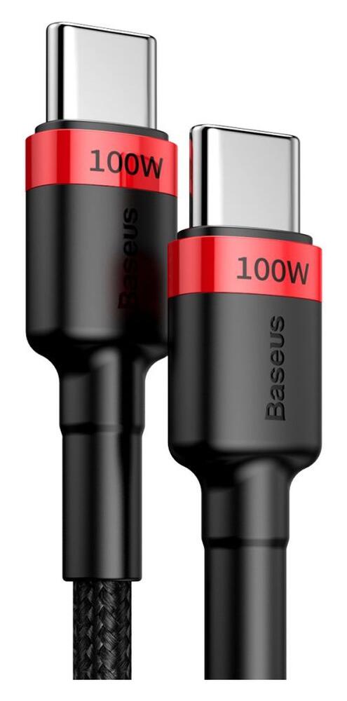 Baseus Cafule Series 100W PD2.0 Flash Charge USB-C Kabel 2m Rood afbeelding 3