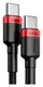 Baseus Cafule Series 100W PD2.0 Flash Charge USB-C Kabel 2m Rood afbeelding 3