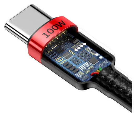 Baseus Cafule Series 100W PD2.0 Flash Charge USB-C Kabel 2m Rood afbeelding 6