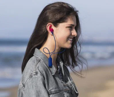iFrogz Earbud Sound Hub Sync In-Ear Bluetooth Headset Rood/Blauw afbeelding 3