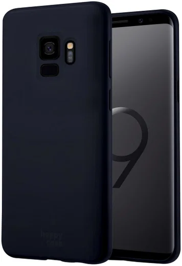 HappyCase Samsung Galaxy S9 Siliconen Back Cover Hoesje Donkerblauw afbeelding 1