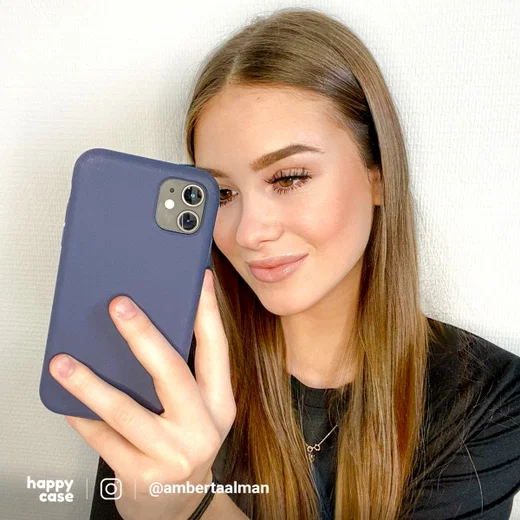 HappyCase Samsung Galaxy S9 Siliconen Back Cover Hoesje Donkerblauw afbeelding 5