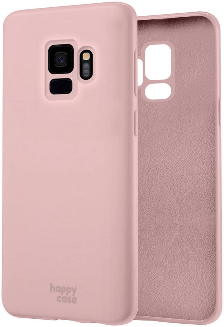 HappyCase Samsung Galaxy S9 Siliconen Back Cover Hoesje Roze afbeelding 2