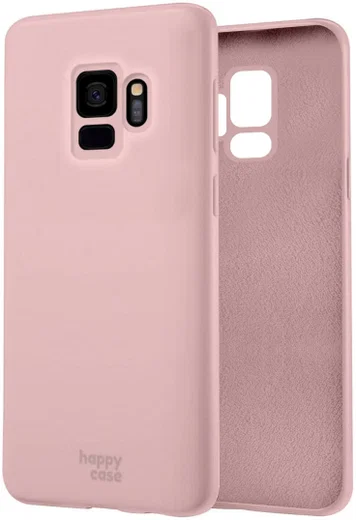 HappyCase Samsung Galaxy S9 Siliconen Back Cover Hoesje Roze afbeelding 2