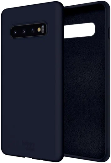 HappyCase Samsung Galaxy S10 Siliconen Back Cover Hoesje Donkerblauw afbeelding 7