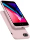 HappyCase Apple iPhone 7 / 8 Siliconen Back Cover Hoesje Roze afbeelding 2