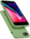 HappyCase Apple iPhone 7 / 8 Siliconen Back Cover Hoesje Mint Groen afbeelding 2