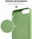 HappyCase Apple iPhone 7 / 8 Siliconen Back Cover Hoesje Mint Groen afbeelding 4