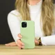 HappyCase Apple iPhone 7 / 8 Siliconen Back Cover Hoesje Mint Groen afbeelding 5