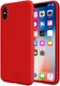 HappyCase Apple iPhone X(S) Siliconen Back Cover Hoesje Rood afbeelding 1