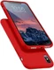 HappyCase Apple iPhone X(S) Siliconen Back Cover Hoesje Rood afbeelding 2