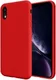HappyCase Apple iPhone XR Hoesje Siliconen Back Cover Rood afbeelding 1
