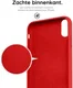 HappyCase Apple iPhone XR Hoesje Siliconen Back Cover Rood afbeelding 6
