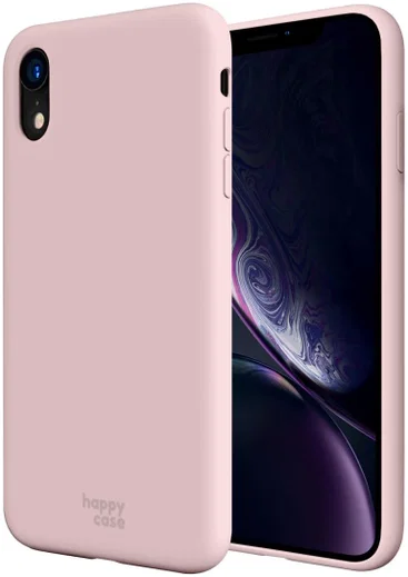 HappyCase Apple iPhone XR Hoesje Siliconen Back Cover Roze afbeelding 1