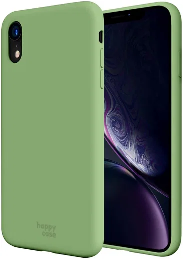 HappyCase Apple iPhone XR Hoesje Siliconen Back Cover Mint Groen afbeelding 1