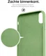 HappyCase Apple iPhone XR Hoesje Siliconen Back Cover Mint Groen afbeelding 4