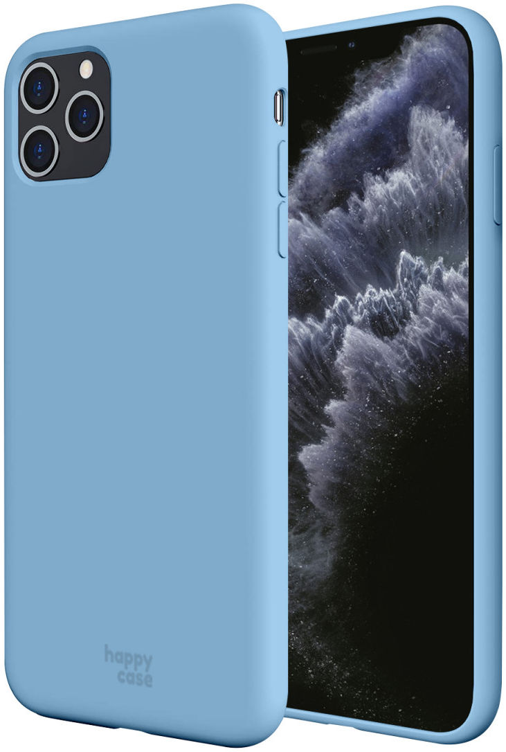 HappyCase Apple iPhone 11 Pro Siliconen Back Cover Hoesje Blauw afbeelding 1