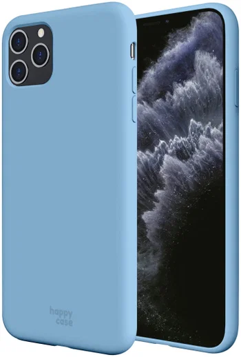 HappyCase Apple iPhone 11 Pro Siliconen Back Cover Hoesje Blauw afbeelding 1
