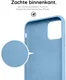 HappyCase Apple iPhone 11 Pro Siliconen Back Cover Hoesje Blauw afbeelding 7