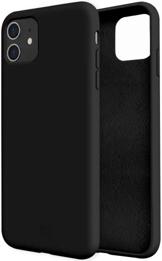 HappyCase Apple iPhone 11 Hoesje Siliconen Back Cover Zwart afbeelding 8