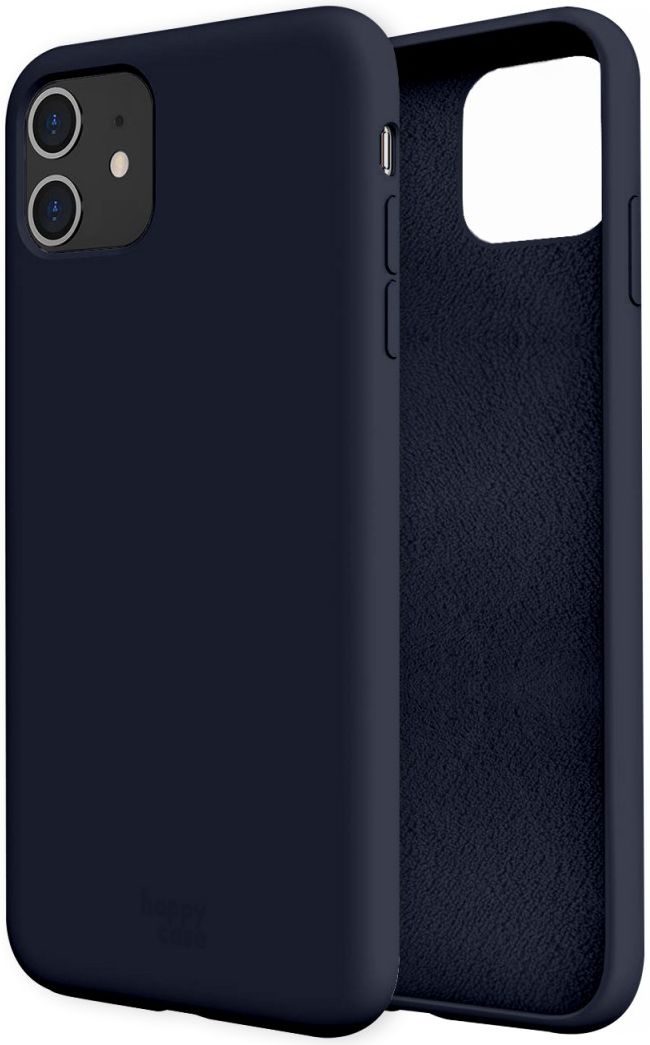 HappyCase Apple iPhone 11 Hoesje Siliconen Back Cover Donker Blauw afbeelding 7
