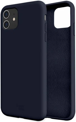 HappyCase Apple iPhone 11 Hoesje Siliconen Back Cover Donker Blauw afbeelding 7