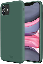 HappyCase Apple iPhone 11 Hoesje Siliconen Back Cover Groen afbeelding