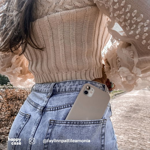 HappyCase Apple iPhone 11 Hoesje Siliconen Back Cover Beige afbeelding 6