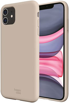 HappyCase Apple iPhone 11 Hoesje Siliconen Back Cover Beige