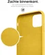 HappyCase Apple iPhone 11 Hoesje Siliconen Back Cover Geel afbeelding 3