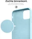 HappyCase Apple iPhone 11 Hoesje Siliconen Back Cover Licht Blauw afbeelding 8
