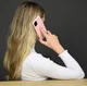 HappyCase Apple iPhone 11 Hoesje Siliconen Back Cover Donker Roze afbeelding 4