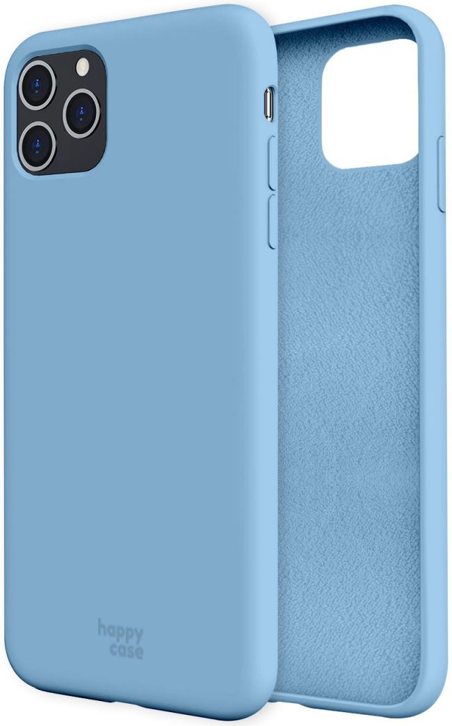 HappyCase iPhone 11 Pro Max Siliconen Back Cover Hoesje Blauw afbeelding 8