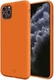 HappyCase iPhone 11 Pro Max Siliconen Back Cover Hoesje Papaya afbeelding 1