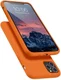 HappyCase iPhone 11 Pro Max Siliconen Back Cover Hoesje Papaya afbeelding 2