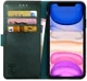 Rosso Element Apple iPhone 11 Pro Hoesje Book Cover Midnight Green afbeelding 1