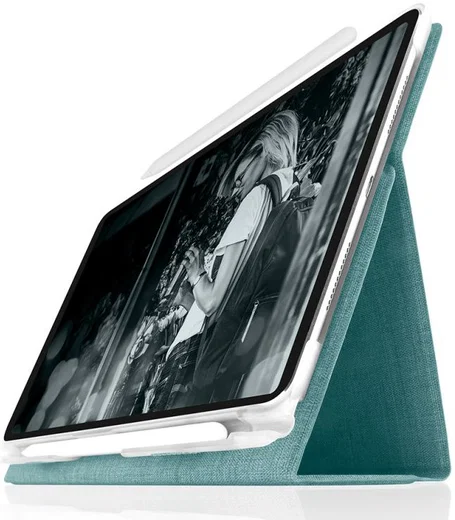 STM Atlas Apple iPad Pro 11 (2018) Flip Hoes Groen afbeelding 1