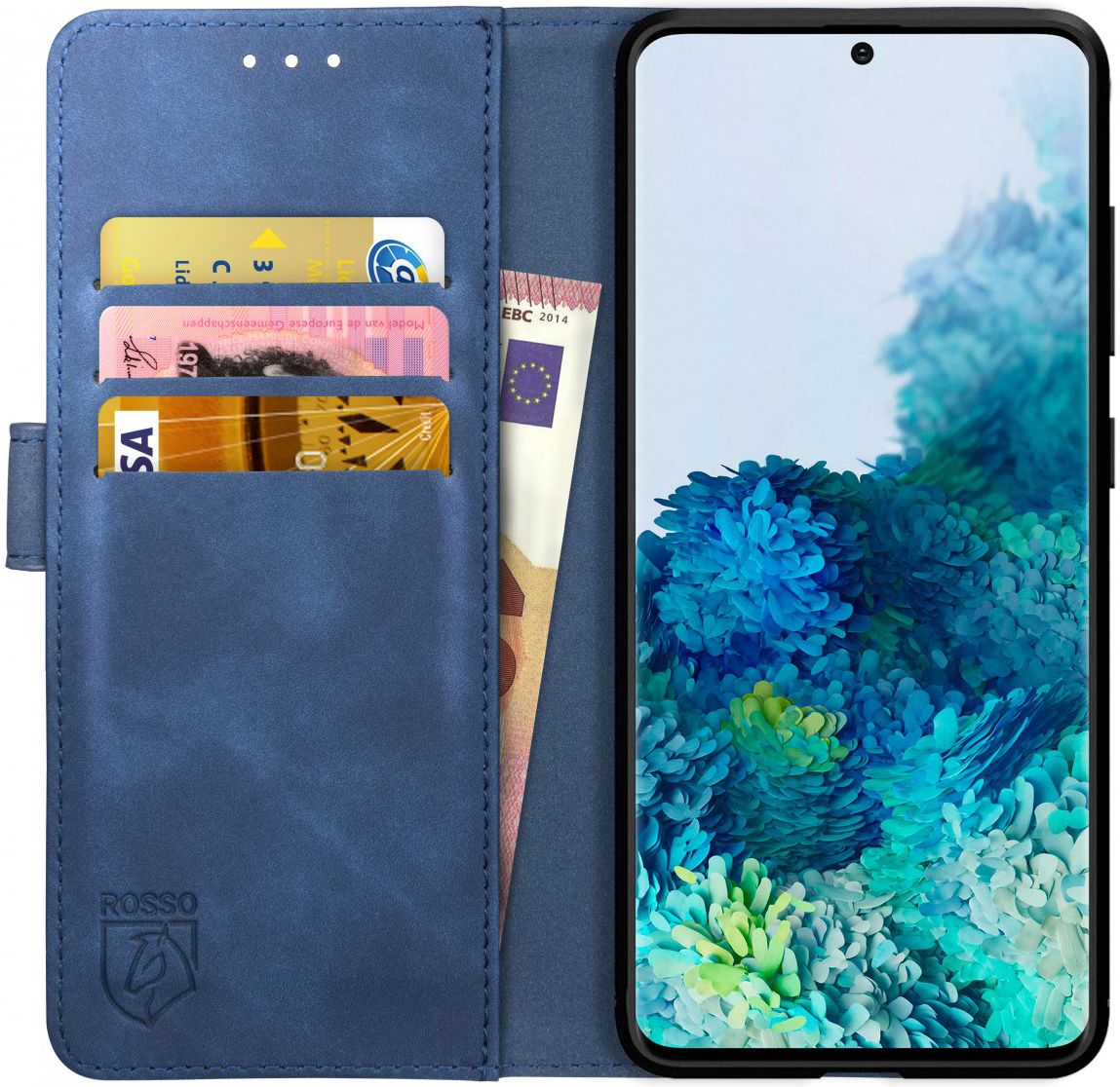 Rosso Element Samsung Galaxy S20 Plus Hoesje Book Cover Blauw afbeelding 1