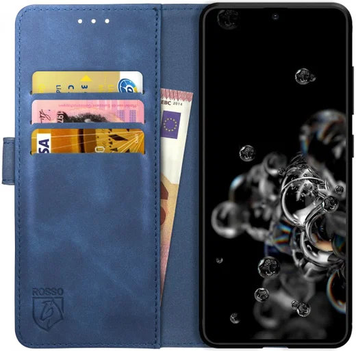 Rosso Element Samsung Galaxy S20 Ultra Hoesje Book Cover Blauw afbeelding 1