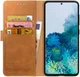 Rosso Element Samsung Galaxy S20 Plus Hoesje Book Cover Lichtbruin afbeelding 1