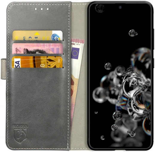 Rosso Element Samsung Galaxy S20 Ultra Hoesje Book Cover Grijs afbeelding 1