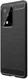 Samsung Galaxy S20 Ultra Geborsteld TPU Hoesje Zwart afbeelding 1