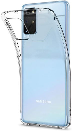 Samsung Galaxy S20 Plus Hoesje Dun TPU Transparant afbeelding 2