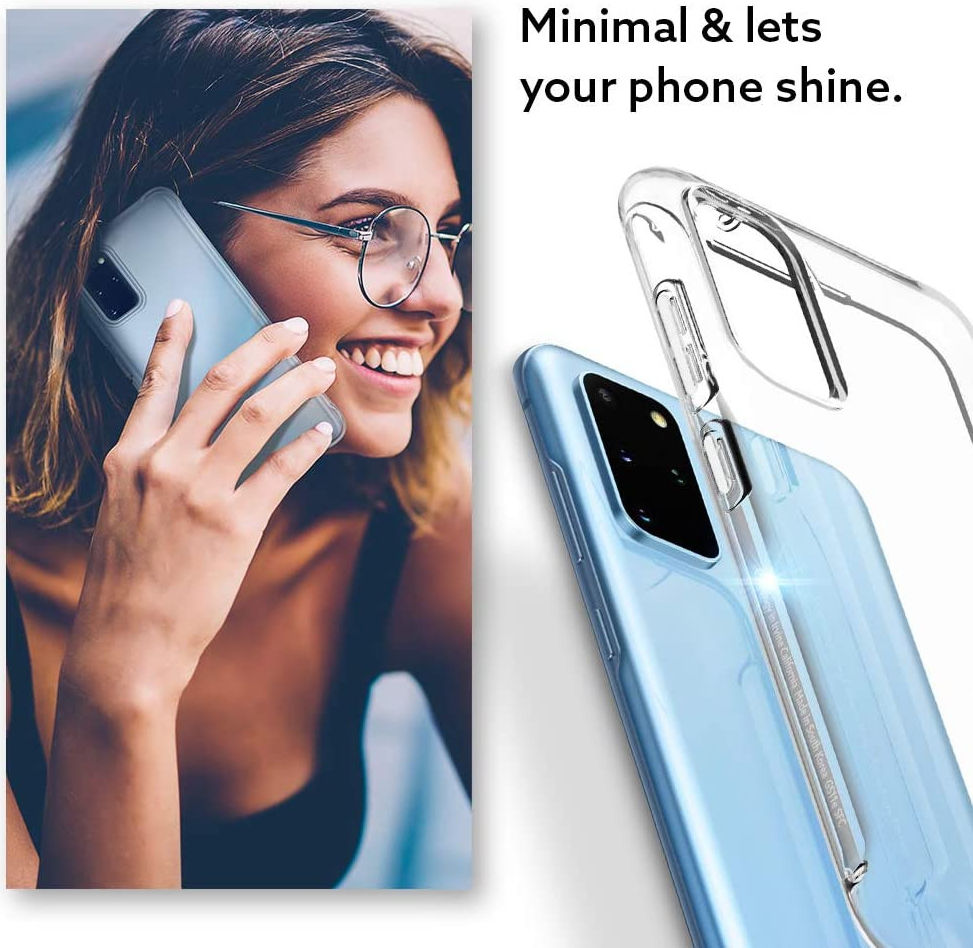 Samsung Galaxy S20 Plus Hoesje Dun TPU Transparant afbeelding 8