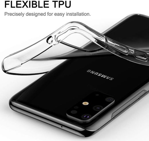Samsung Galaxy S20 Plus Hoesje Dun TPU Transparant afbeelding 5