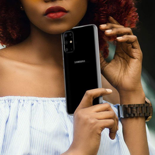 Samsung Galaxy S20 Plus Hoesje Dun TPU Transparant afbeelding 9