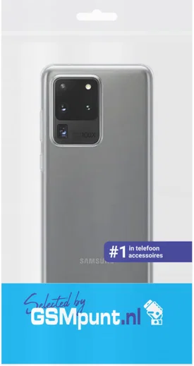 Samsung Galaxy S20 Ultra Hoesje Dun TPU Transparant afbeelding 3